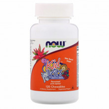 Мультивитамин Now Foods Мультивитамины для Детей, Kid Vits, Ягодный Вкус, 120 жеват (NOW-03882) (303881)