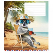 Тетрадь ученическая "Cool vacation" 018-3318K-3 в клетку, 18 листов