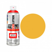 Краска-аэрозоль Pintyplus на водной основе Evolution Ral 1028 Желтая дыня 400 мл (8429576183009) (201591)