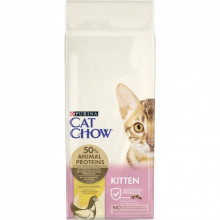 Сухой корм для кошек Purina Cat Chow Kitten с курицей 15 кг (5997204514028) (233791)