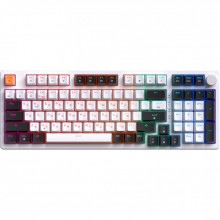 Клавиатура GamePro MK170W Hot-Swap Red Swich RGB USB UA White (MK170W) (228891)