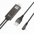 Кабель-адаптер HOCO UA14 USB - Lightning - HDMI, 2 м, 1080P HD (344891)
