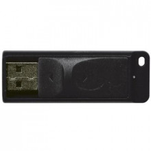 USB флеш накопитель Verbatim 64GB Slider Black USB 2.0 (98698) (189991)
