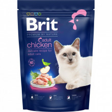 Сухой корм для кошек Brit Premium by Nature Cat Adult Chicken 800 г (8595602553044) (323102)