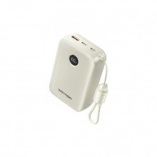 Батарея универсальная VENTION 20000mAh 22,5W Fast Charging, with built-in USB-C cable, Beige (FKBN0-C) (342202)