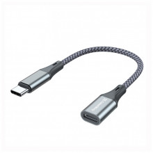 Переходник USB-C M to Lightning F 0.17m gray ColorWay (CW-AD-CL) (258302)