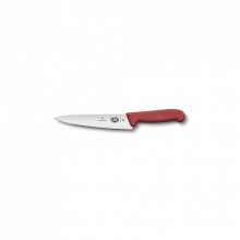 Кухонный нож Victorinox Fibrox разделочный 19 см, красный (5.2001.19) (287302)
