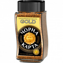 Кофе ЧОРНА КАРТА растворимая 95г "Gold" (ck.51035) (237402)