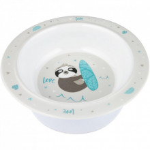 Тарелка детская Canpol babies Exotic Animals на присоске 270 мл Серая (4/519_grey) (271402)