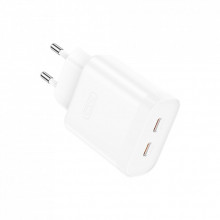 Зарядное устройство XO L105 2xUSB-C PD35W White (L105.white) (322402)