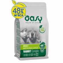 Сухой корм для собак OASY One Animal Protein ADULT Medium/Large с кроликом 2.5 кг (8053017348674) (323402)