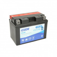 Аккумулятор автомобильный EXIDE AGM 11,2Ah (+/-) (205EN) (ETZ14-BS) (343402)