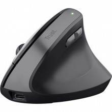 Мышка Trust Bayo 2 Ergonomic Wireless/USB-A Black (25145) (198502)