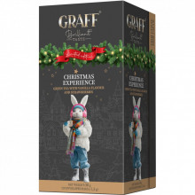 Чай Graff Christmas Experience Зеленый байховый с клубникой и ароматом ванили 20 саше по 1.5 г (4820279611396) (236502)