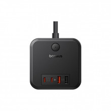 Сетевой фильтр питания Baseus PowerCombo Cube Power Strip (E00066400117-00) (341502)
