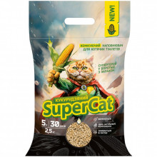 Наполнитель для туалета Super Cat Кукурузный комковающий 2.5 кг (3539) (199602)
