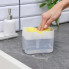 Диспенсер для моющего средства с подставкой для губки Soap Pump & Sponge Caddy Белый (251602)