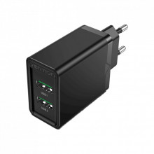 Зарядное устройство Vention 2xUSB 36W (2xUSB-A) QC3.0 black (FBAB0-EU) (229702) Зарядное устройство Vention 2xUSB 36W (2xUSB-A) QC3.0 black (FBAB0-EU) (229702)