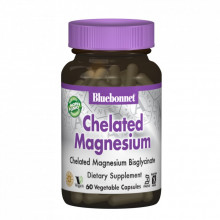 Минералы Bluebonnet Nutrition Хелатный Магний, Albion, 60 гелевых капсул (BLB0682) (306702)