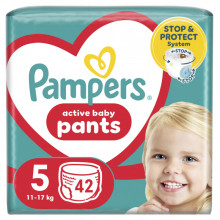 Подгузники Pampers трусики Pants Размер 5 (12-17 кг) 42 шт. (8006540068960) (170802) Подгузники Pampers трусики Pants Размер 5 (12-17 кг) 42 шт. (8006540068960) (170802)