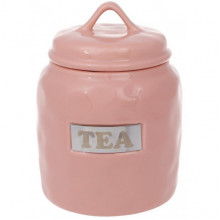 Банка фарфорова Necollie "Tea" 900мл, рожева (176802)