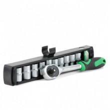 Набор головок 10 шт. 1/4" c трещеткой INTERTOOL ET-6008 (206902)