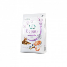 Сухой корм для кошек Optimeal Beauty Harmony беззерновой на основе морепродуктов 4 кг (4820215366069) (322902)