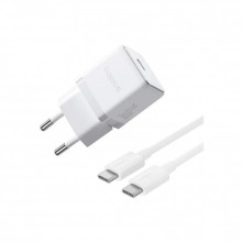 Зарядное устройство Baseus Palm Fast Charger 1C 30W + Cable 1.0m Type-C 60W white (P10111605213-01) (322012)