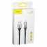 Дата кабель USB 2.0 AM to Lightning 2.0m 1.5A black Baseus (CALSP-C01) (324012)