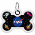 Адресник для животных WAUDOG Smart ID с QR паспортом "NASA", кость 40х28 мм (0640-0147) (310212)