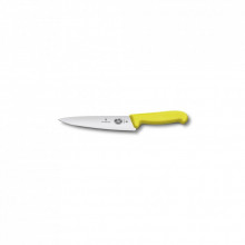 Кухонный нож Victorinox Fibrox разделочный 19 см, желтый (5.2008.19) (287312)