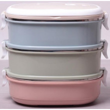 Ланч-бокс Kamille Food Box 3 ємності по 700 мл, 20х14.5х18.5см (187412)