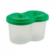 Стакан-непроливайка Kite двойной, зеленый (K17-1142-04) (270412)