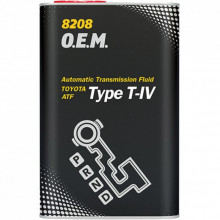 Трансмиссионное масло Mannol 8208 O.E.M. TYPE T-IV AUTOMATIC SPECIAL 1л (MN8208-1ME) (294512)