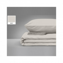 Постельное белье MirSon King Size Бязь Premium 16-5703 Light Gray 220х240 (2200001171787) (325512)