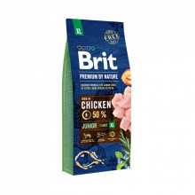 Сухой корм для собак Brit Premium Dog Junior XL 15 кг (8595602526505) (322712)