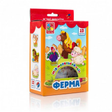 Детская игра мой маленький мир на магнитах VT3106, 4 вида "Ферма"VT3106-09(укр)