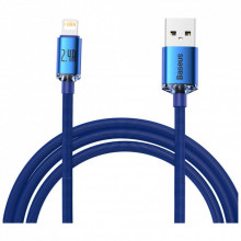 Дата кабель USB 2.0 AM to Lightning 2.0m 2.4A blue Baseus (CAJY000103) (323912)