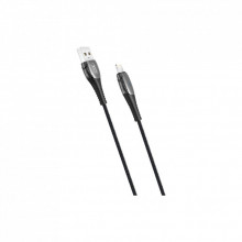 Дата кабель USB 2.0 AM to Lightning 1.0m Smart Chipset Auto Power-off NB145 black XO (6920680869558) (324912)