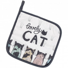 Кухонная прихватка Home Line Lovely Cat 20x20 см (182834) (293222)