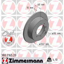 Тормозной диск ZIMMERMANN 380.2165.20 (299722)