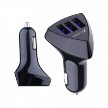 Зарядное устройство XoKo CC-300 3 USB 4.2A Black (CC-300-BK) (203032)