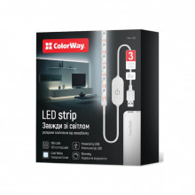 Светодиодная лента ColorWay LED 3м з живленням від USB (CW-LD03) (232032) Светодиодная лента ColorWay LED 3м з живленням від USB (CW-LD03) (232032)