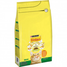 Сухой корм для кошек Purina Friskies Indoor с курицей и овощами 1.5 кг (7613031341887) (241132)