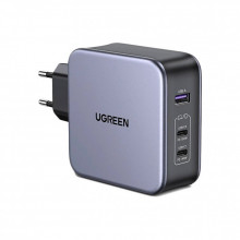 Зарядное устройство UGREEN 3xUSB 140W (2хUSB-C+USB-A) Gan CD289 with C to C Cable 1.5m (90549) (341132)