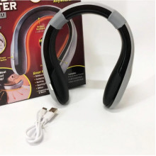 Портативный мини обогреватель для шеи Handy Heater на аккумуляторе, 4 режима нагрева Серый (343132)
