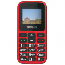 Мобильный телефон Sigma Comfort 50 HIT2020 Red (4827798120958) (166432)