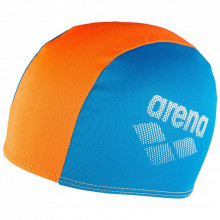 Шапка для плавания Arena Polyester II JR 002468-730 блакитний, помаранчеви (3468336218143) (286432)
