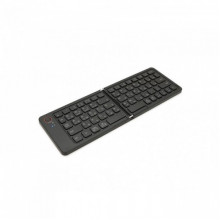 Клавиатура беспроводная bluetooth B023, раскладная, 67 клавиш, (Eng/Pyc), 280x92мм Чёрная (341432)