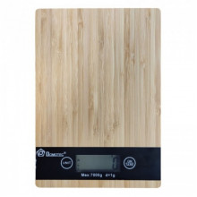 Электронные кухонные деревянные весы до 7 кг Domotec MS-A (243732)